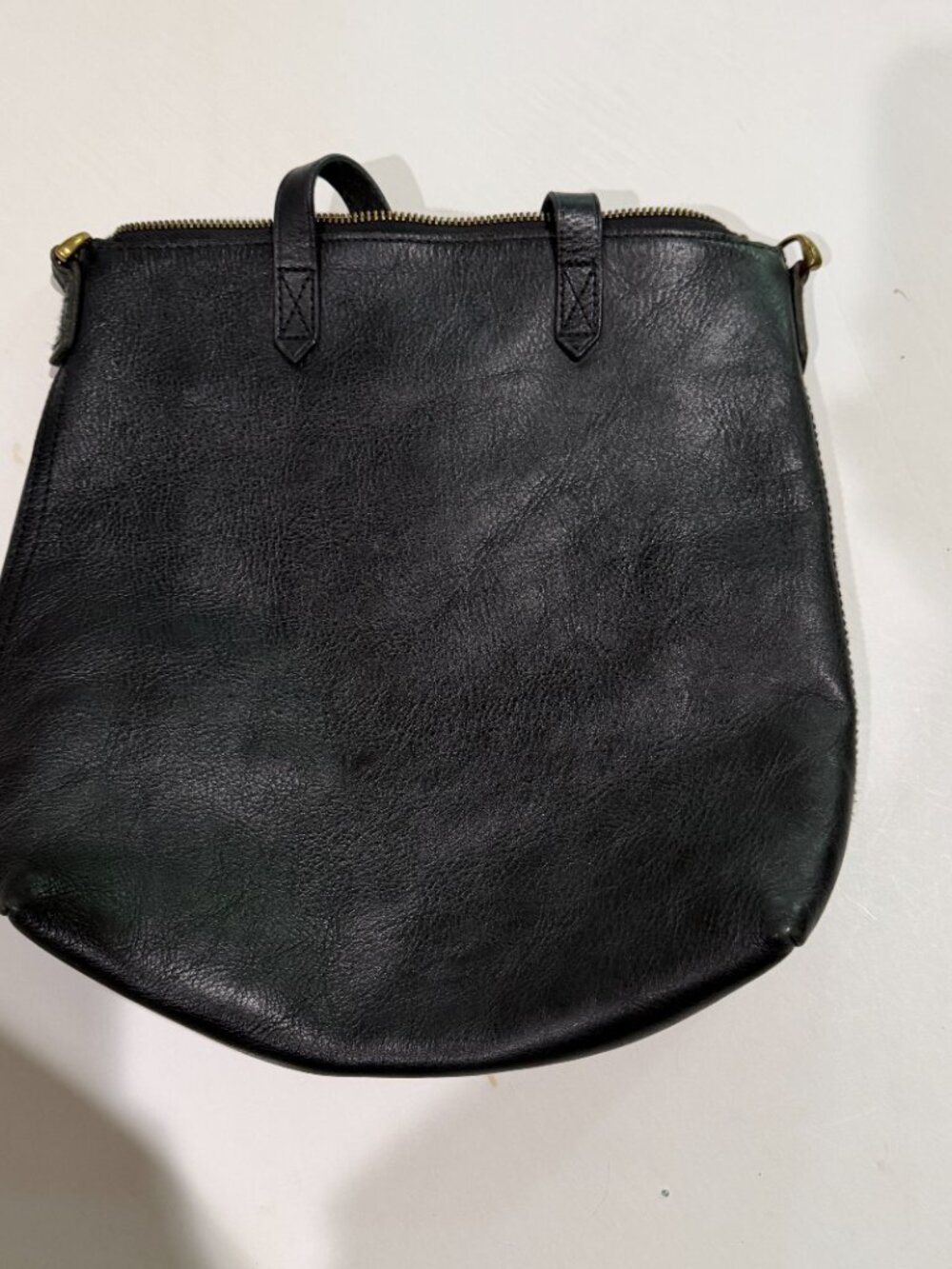 Madewell Black Leather Purse No Strap - Picture 2 of 6